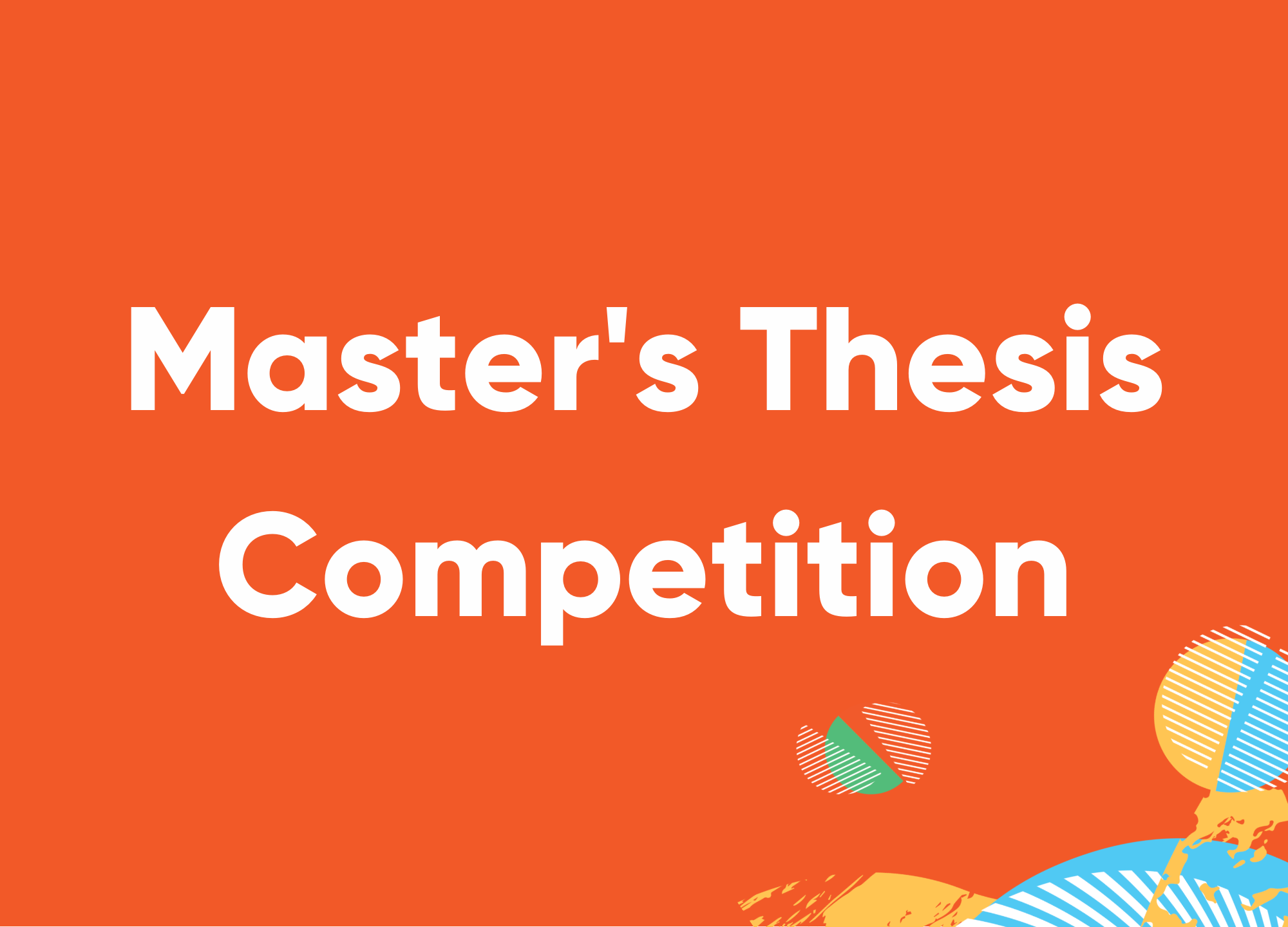 Master's Thesis Competition